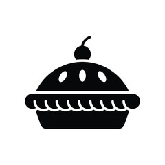 pie icon vector design template in white background