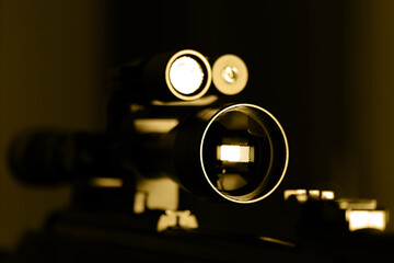 Isolated sniper rifle