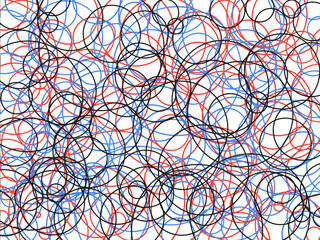 Obraz premium Background abstraction of a circle shape in different colors