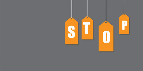 Signs stock vector. Illustration of stop, label, template