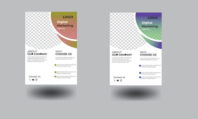 Brochure cover design, modern layout, annual, report, poster, vector illustration template flyer in A4 size.