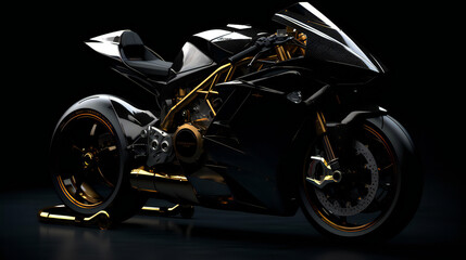 high quality bike ducati image created with Generative AI technology