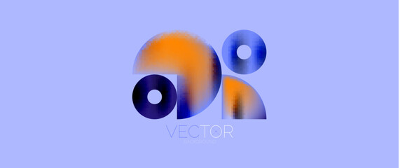 Circle composition abstract wallpaper background