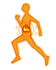 走る人物イメージ
