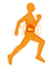 走る人物イメージ