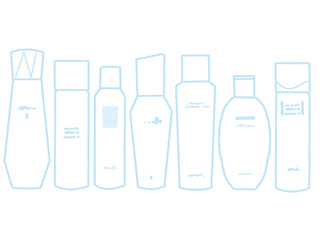 いろいろな化粧水ボトル