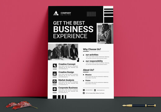 Business Expert Flyer Design Template