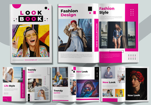 Fashion Business Lookbook Design Template