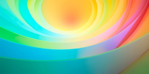 Abstract background with gradient colors Generative AI