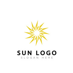 sun loggo vector design symbol icon modern