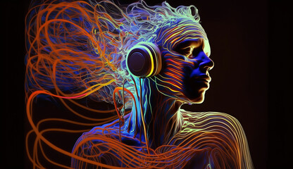 Music vibrations, generative ai