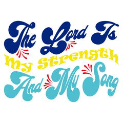 Retro Faith T-shirt Design, Vector