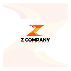z latter logo design , for adobe illustration 