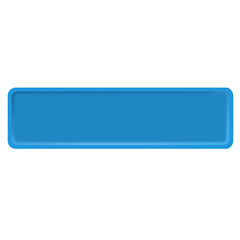 Obraz premium blank blue banner 3d