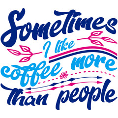 Retro coffee  T-shirt Design, Vector