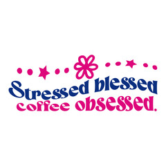 Retro coffee  T-shirt Design, Vector