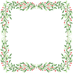 Glitter Christmas frame 