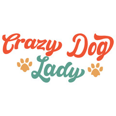 Retro Dog T-shirt Design, Vector