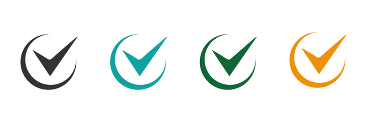 Trendy check vector icons set © david