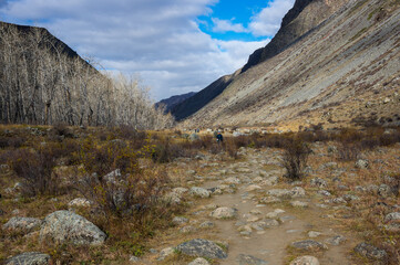 View of Altay mountains