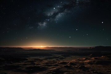 Fototapeta na wymiar Midnight Magic: A Spellbinding Display of the Night Sky
