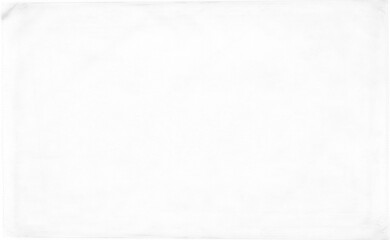 Transparent plastic packaging cap with tear effect