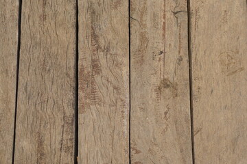Fototapeta na wymiar Old wooden floor with cracked pattern