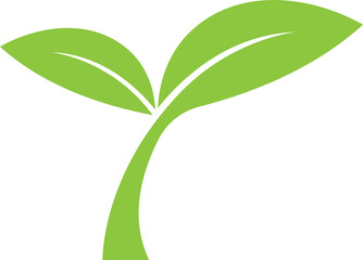 The eco icon for ecology or recycle concept
