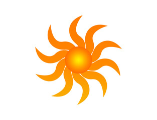 Naklejka na ściany i meble sun logo cartoon transparent png