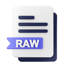 3d file format data icon illustration
