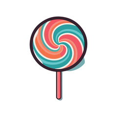 lollipop candy simple modern logo