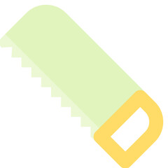 hand saw flat icon