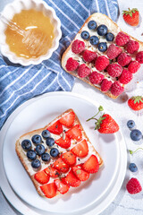 July 4 breakfast sandwich