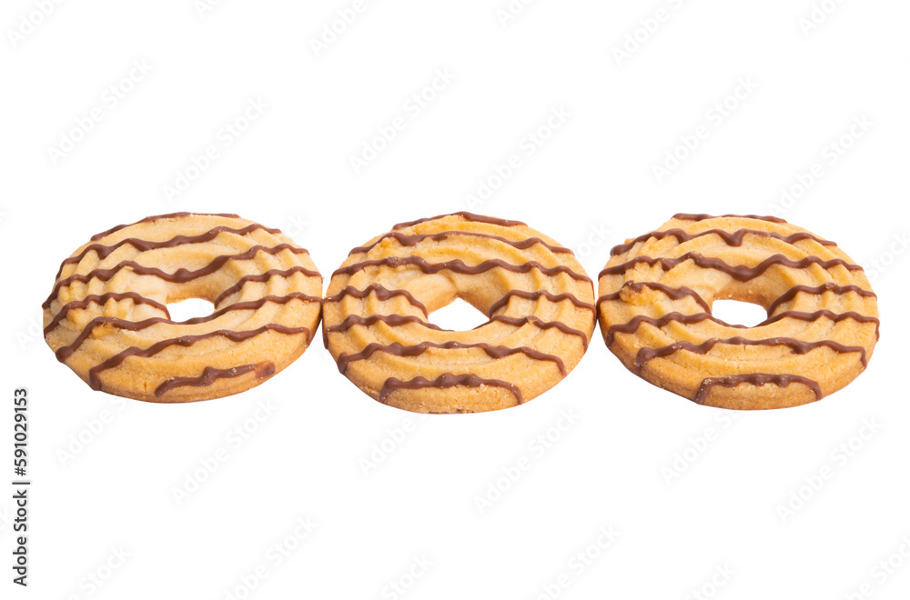 Wall mural cookie ring isolated