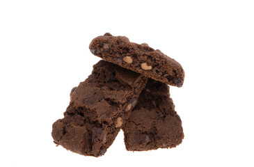 brownie cookie isolated