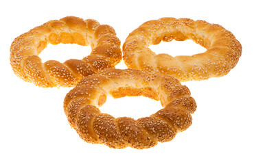 turkish bagel isolated