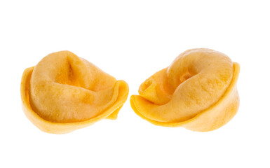 dry ravioli isolated