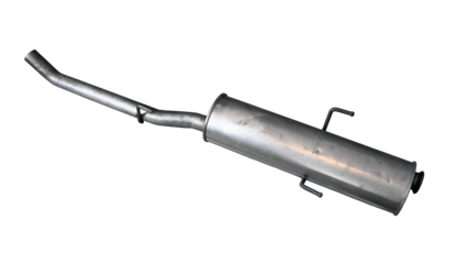 A muffler (silencer) isolated on the transparent background