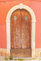 Old home door in Portugal- travel in europe