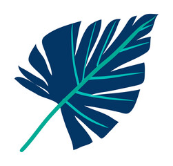 Tropical leaf vector