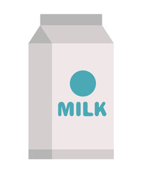 Concept Sleep icons milk. The illustration is a flat vector cartoon sleep icon of a glass of milk. Vector illustration.