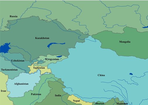 World map classic style grid latlong