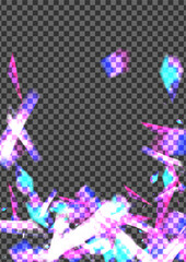 Bright Bokeh Background Transparent Vector. Flare Clean Template. Glow Reflex Illustration. Blur Warm. Glare Glimmer Card.