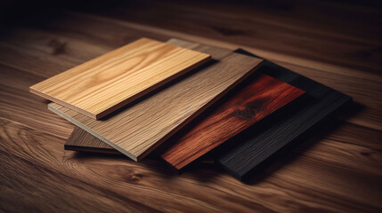 Fototapeta premium Set of laminate. Generative Ai