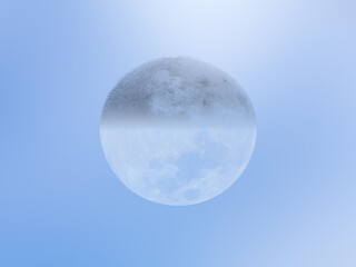 Closeup, Soft blur planet earth globe. isolated white cyan background for design or advertising stock photo. Vector illustration