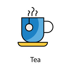 Tea icon. Suitable for Web Page, Mobile App, UI, UX and GUI design