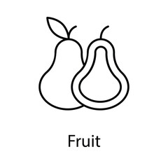 Fruit icon. Suitable for Web Page, Mobile App, UI, UX and GUI design