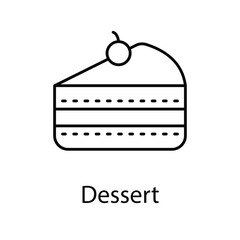 Dessert icon. Suitable for Web Page, Mobile App, UI, UX and GUI design