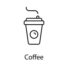 Coffee icon. Suitable for Web Page, Mobile App, UI, UX and GUI design