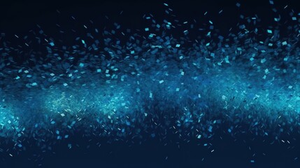 Blue particles technology background, blue particles background, blue abstract background. Generative AI